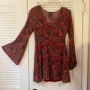 Bell Sleeve Dress M